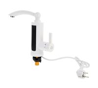 Robinet Électrique Chauffe Eau Instantané 220v 3000w Vertical | Ipx4, Prise Ue, Température Réglable, Eau Froide ou Chaude, ABS Blanc, Hôtel Cuisine