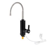 Robinet Électrique Instantané 220v 3000w Chauffage Rapide Noir | Abs, Eau Chaude et Froide, Installation Facile, Design Rotatif, Salle de Bain, Appartement, Ipx4