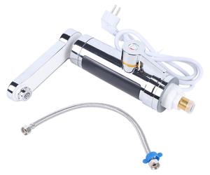 Robinet électrique, puissance 3000 W, écran LED intelligent, chauffage rapide, argenté