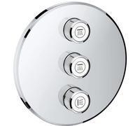 robinet encastré 3-fois Grohtherm Smart Control 29122 FMS rond nickel brossé