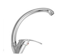 Robinet Évier Cuisine Canne Élevé Vieux Mixeur Évier Chrome 8065