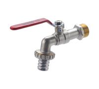 Robinet Exterieur 1/4 de tour mâle 20x27 - mâle 26x34 + raccord au nez Ø19 NOYON & THIEBAULT