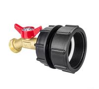 Robinet Extérieur 125 PSI Haute Pression 160°F(A + IBC top cap + 62) | Laiton , plage -10°C à 120°C, pour idéal hiver, extérieur, jardin, connexion sécurisée
