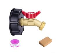 Robinet Extérieur 125 PSI Haute Pression 160°F(A + IBC top cap) | Laiton , plage -10°C à 120°C, pour idéal hiver, extérieur, jardin, connexion sécurisée
