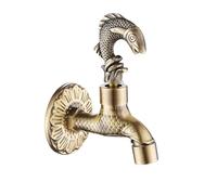 Robinet Exterieur Jardin Robinet de jardin en bronze sculpté avec dragon, robinet de salle de bain, robinet de machine à laver, robinet d'extérieur for jardin(Color-02)
