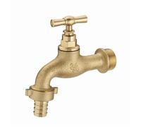 Robinet Extérieur Traditionnel mâle 20x27 - mâle 20x27 + raccord au Nez Ø15 NOYON & THIEBAULT