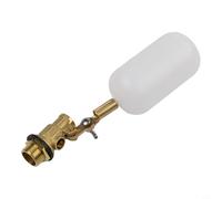 Robinet flotteur 1,27 cm pour bassin et réservoir de bétail, contrôle de l'eau avec bras rotatif réglable et étanchéité fiable sans alimentation nécessaire