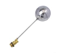 Robinet flotteur à bille en acier inoxydable 2,5 cm pour réservoir d'eau | Corps en laiton, boule en acier inoxydable 304, résistante à la rouille, haute température, longue durée de vie