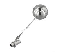 Robinet Flotteur Acier DN20 Remplissage Abreuvoir(DN15) | Acier inoxydable pour robuste, contrôle pour précis, fermeture automatique, anti-statique, pour réservoirs eau