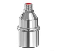 Robinet flotteur de contrôle automatique du niveau d'eau en acier inoxydable 304 pour réservoir de pluie avec résistance aux hautes températures et sécurité Finition argentée Design compact pour