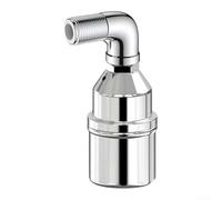 Robinet flotteur de contrôle automatique du niveau d'eau en acier inoxydable 304 pour réservoir de pluie avec résistance aux hautes températures et sécurité Finition argentée Design compact pour