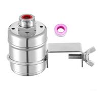 Robinet flotteur de contrôle du niveau d'eau en acier inoxydable 304 pour systèmes de réservoir nécessitant une stabilité à long terme (clip latéral large)
