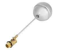 Robinet flotteur en laiton G1/2, bille en acier inoxydable pour réservoir d'eau 98mm