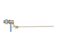 Robinet flotteur laiton réglable, siège inox, tige longueur 250 mm, Ø 15/21 RIQUIER