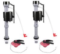 Robinet Flotteur WC Entrée Bas Silencieux Réglable(B) | Débit ajustable, remplissage pour efficace, mécanisme à aiguille, silencieux, entrée basse