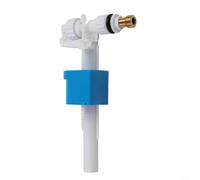 Robinet Flotteur WC Laiton G3/8 Réglable Anti-Coup de Bélier | Laiton nickelé robuste, fermeture hydraulique douce, réglage précis du niveau, anti-coup de bélier, durée de vie longue