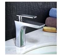 Robinet Lavabo, Bassin robinet bain eau bassin mitigeur robinet robinet robinet robinet chaud chaud noir/blanc curseur curseur serre-toise eau grue mitigeur or(Chrome and short)