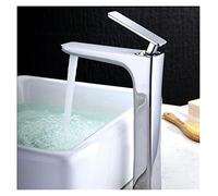 Robinet Lavabo, Bassin robinet bain eau bassin mitigeur robinet robinet robinet robinet chaud chaud noir/blanc curseur curseur serre-toise eau grue mitigeur or(Tall and chrome)