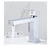 Robinet Lave Main, Salle de bain robinet doré salle de bain bassin robinet froide et chaude lavabo noir mélangeur lavabo robinet à poignée simple poignée pont robuste(A)