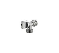 Robinet m a l 1/4 t équerre dm 1/2 3/4 chr coque 1 pièce