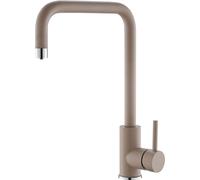 Robinet mélangeur Alveus Dual, avec une seule poignée, 3 positions pour l'eau chaude, l'eau froide et un filtre à eau, couleur beige