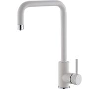 Robinet mélangeur Alveus Dual, avec une seule poignée, pour eau chaude, eau froide et filtre à eau, de couleur blanche