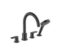Hansgrohe Mitigeur sur le bord de baignoire Vernis Blend 4 trous – Noir mat 71456670