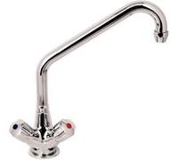Robinet mélangeur monotrou modèle lourd 19 mm - Col mobile 25 (Ø) mm - 3 longueurs - 250 mm G