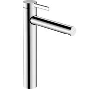robinet mélangeur pour lavabo Hansgrohe Zesis S, monocommande, avec technologie CoolStart, pour vasques à encastrer avec système de bonde à coulisse, finition chrome