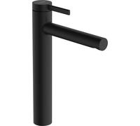 robinet mélangeur pour lavabo Hansgrohe Zesis S, monocommande, finition noir mat, compatible avec les lavabos à vasque et les systèmes de vidange à tirette, avec technologie CoolStart (réduction de la