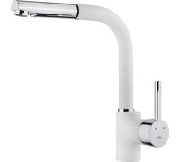 Robinet mélangeur TEKA ARES 938, modèle extractible, couleur blanche
