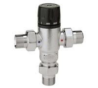 Robinet mélangeur thermostatique pour TV - 1/2˝F, Kv 1,3, + 30 °C à + 48 °C IVAR.C 520
