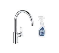 robinet mitigeur cuisine Bauloop bec haut + produit entretien