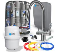 Robinet mitigeur de cuisine Ari Slender 3 voies avec filtre à eau RO7 Slim, 7 niveaux de filtration, graphite