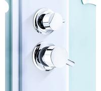 Robinet mitigeur de douche en laiton inverseur 2 voies, 10/12,5/14,5 cm, poignée lourde, fixation de plomberie de salle de bain, installation facile, valve de noyau de haute qualité.