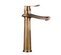 Robinet mitigeur de lavabo de salle de bain à levier unique chaud et froid | Mitigeur monocommande pour lavabo à comptoir - Design rétro élégant pour un contrôle efficace de l'eau chaude et froide