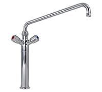 Robinet mitigeur KBS avec robinet pivotant, raccordement d'eau 1/2 pouce, installation monotrou
