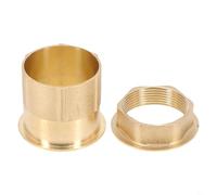 Robinet mitigeur monobloc en laiton solide de 32 mm pour évier de cuisine, évier, salle de bain, tuyau à pas fin, raccord en métal, solution de connexion sécurisée (1 pièce)