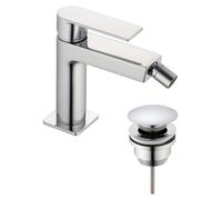 Robinet monocommande Giulia pour lavabo, économe en eau, avec bonde à clapet intégrée