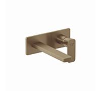 Robinet mural 2 trous Kludi RENON 42244N175 210 mm, bronze brossé PVD