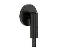 Hansgrohe Raccord mural FixFit Fine S 28882340 avec clapet anti-retour, chrome noir brossé