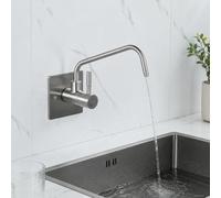 Robinet Osmoseur Mural Refroidissement Simple Rotation a 360° Robinet Evier de Cuisine en Acier Inoxydable,Brossé