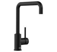 Robinet, pivotant à 360°, dimensions 10,5 x 24,8 x 31 cm, finition noire mate