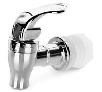 Robinet pour bocal à boissons - Vilde - Argenté - 8x2,5x6,5 cm - Joint et bouchon inclus - Taille universelle