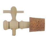 Robinet pour vinaigrier - 3 pouces - Diam mini 1 cm - Diam maxi 1,5 cm - Bonde 2,5 cm