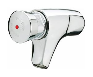 Robinet poussoir mural pour lavabo - eau chaude -12x17 - Presto 504 PRESTO