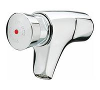 Robinet poussoir mural pour lavabo - eau froide - 12x17 - Presto 504 PRESTO