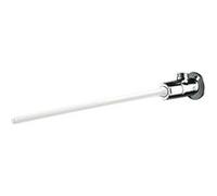 Robinet poussoir temporisé de lavabo TEMPOGENOU commande fémorale équerre - DELABIE - 734100 G