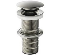 Robinet push-open Ideal Standard E1483GN pour lavabos sans trop-plein, acier inoxydable