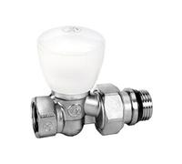 Robinet radiateur droit R6TG série fer simple réglage 1/2'' 15x21 chromé - GIACOMINI - R6X033 Noir G